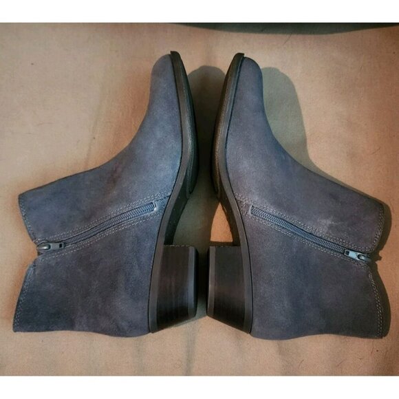 Lucky Brand LP-BYLSEA Gray Chelsea Booties Boots Size 8.5M - Picture 6 of 8